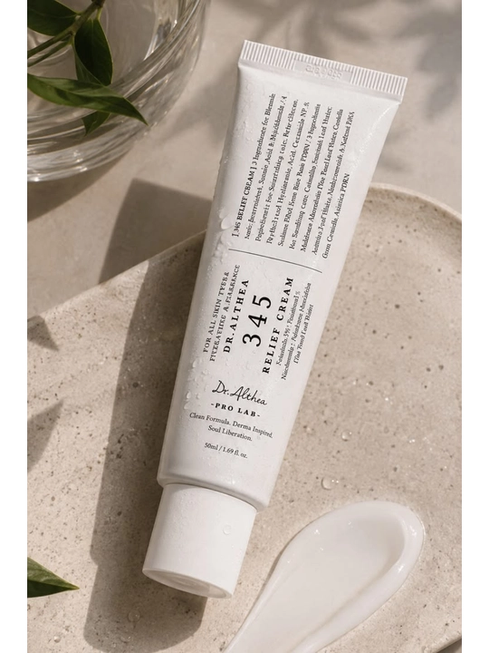 Dr. Althea 345 Relief Cream, 345 krem, yuz uchun krem, sezgir va muammoli teri uchun krem