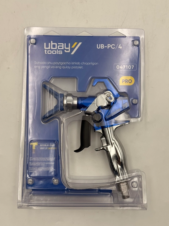 Пистолет для безвоздушной покраски UBAY UB-PC/4 PRO, 248 бар, 3600 PSI, Airless