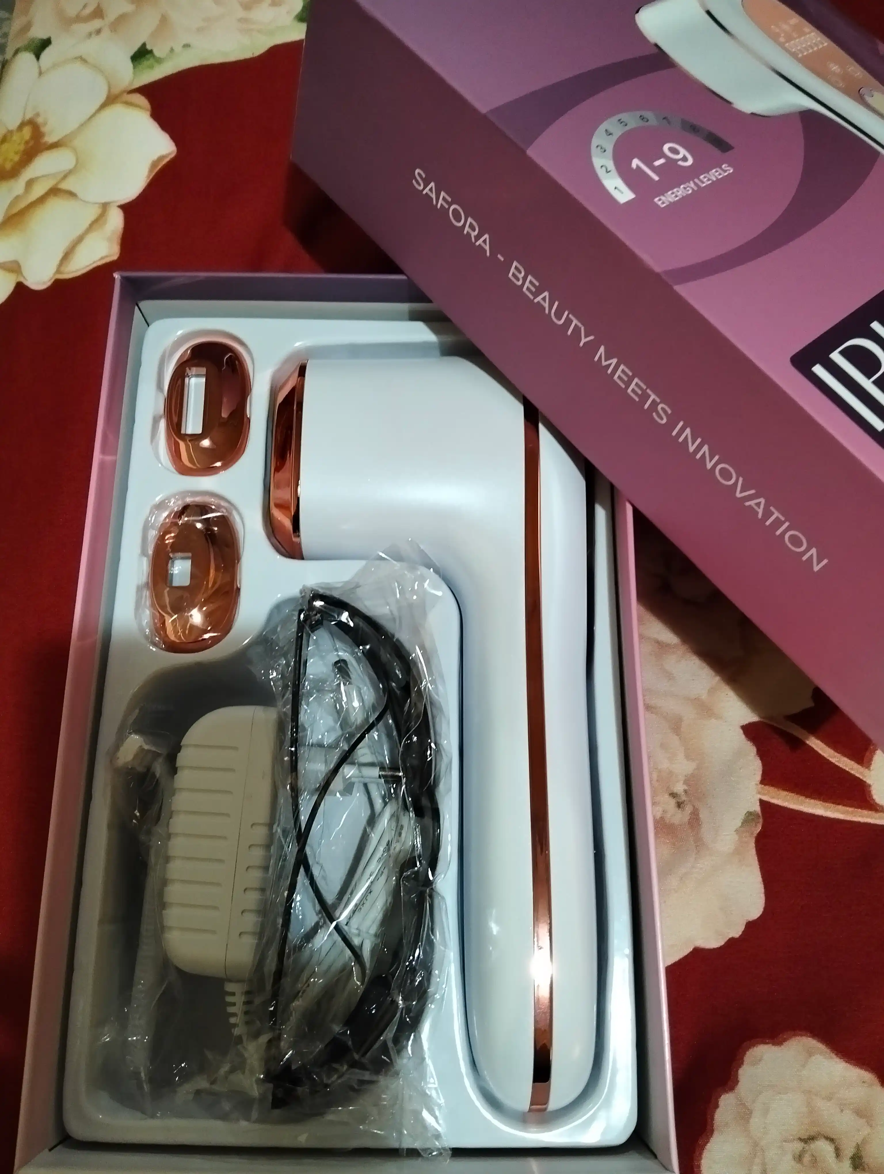 Lazerni epilyator Safora, fotoepilator va lazerli depilyator yuz va tana uchun