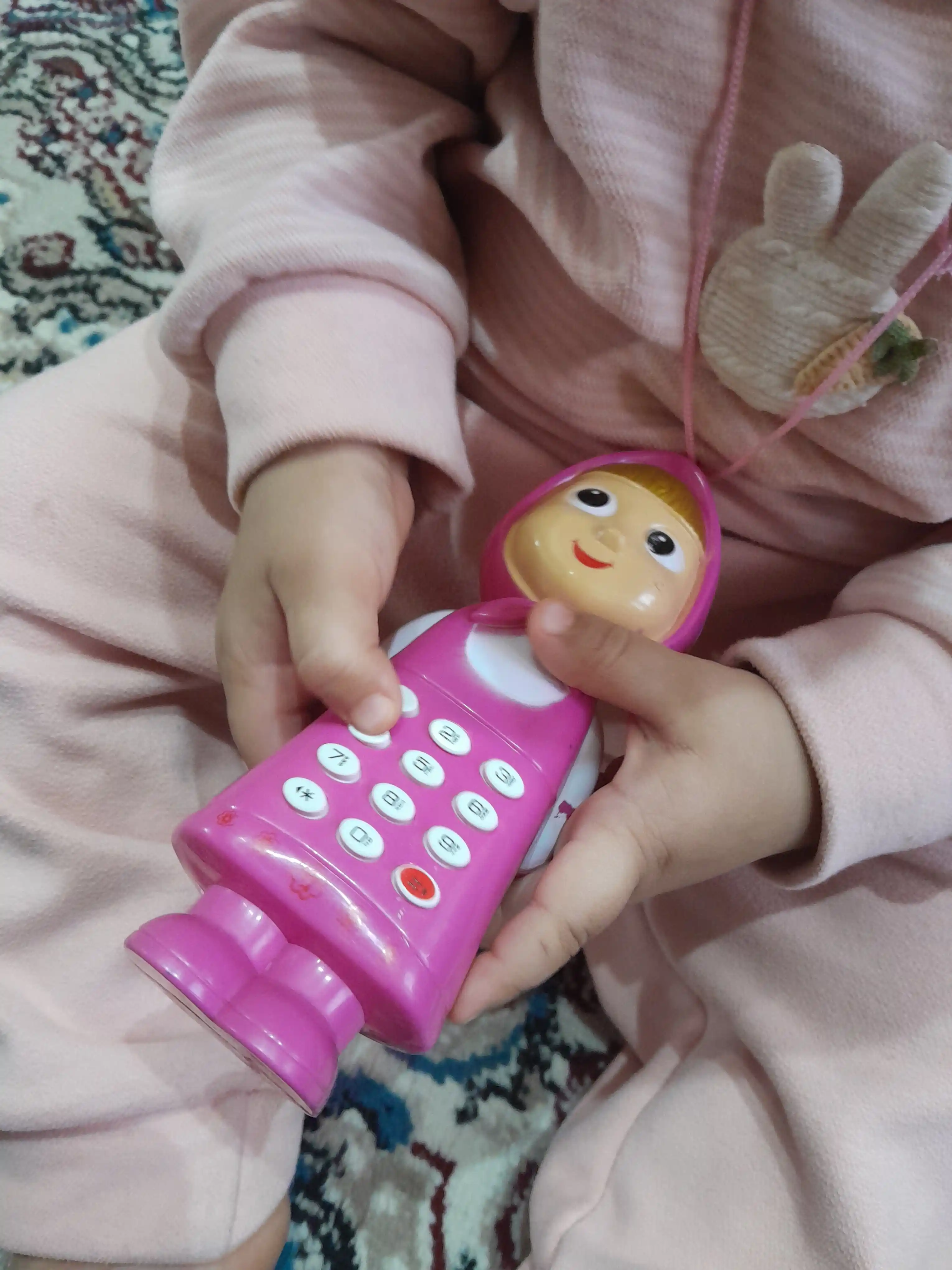 Игрушечный телефон Маша и Медведь, музыкальный