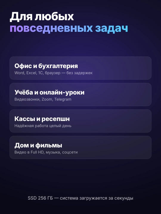 Компьютер Dell Vostro, Intel Core i3-10100, 8 ГБ, SSD 256 ГБ, клавиатура и мышь
