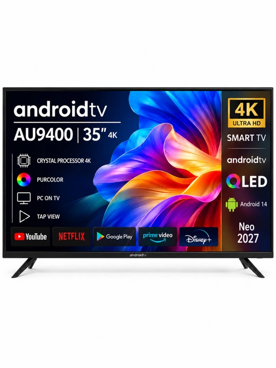 Smart TV, Android televizor, 4K televizor, QLED TV, 35 dyuym televizor