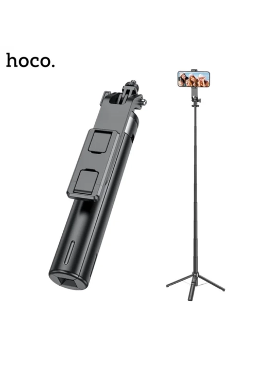 Hoco K21 Stream 2 tasi 1 da kvadrat-monopod - strimlar, Reels va selfilar uchun mukammal shtativ
