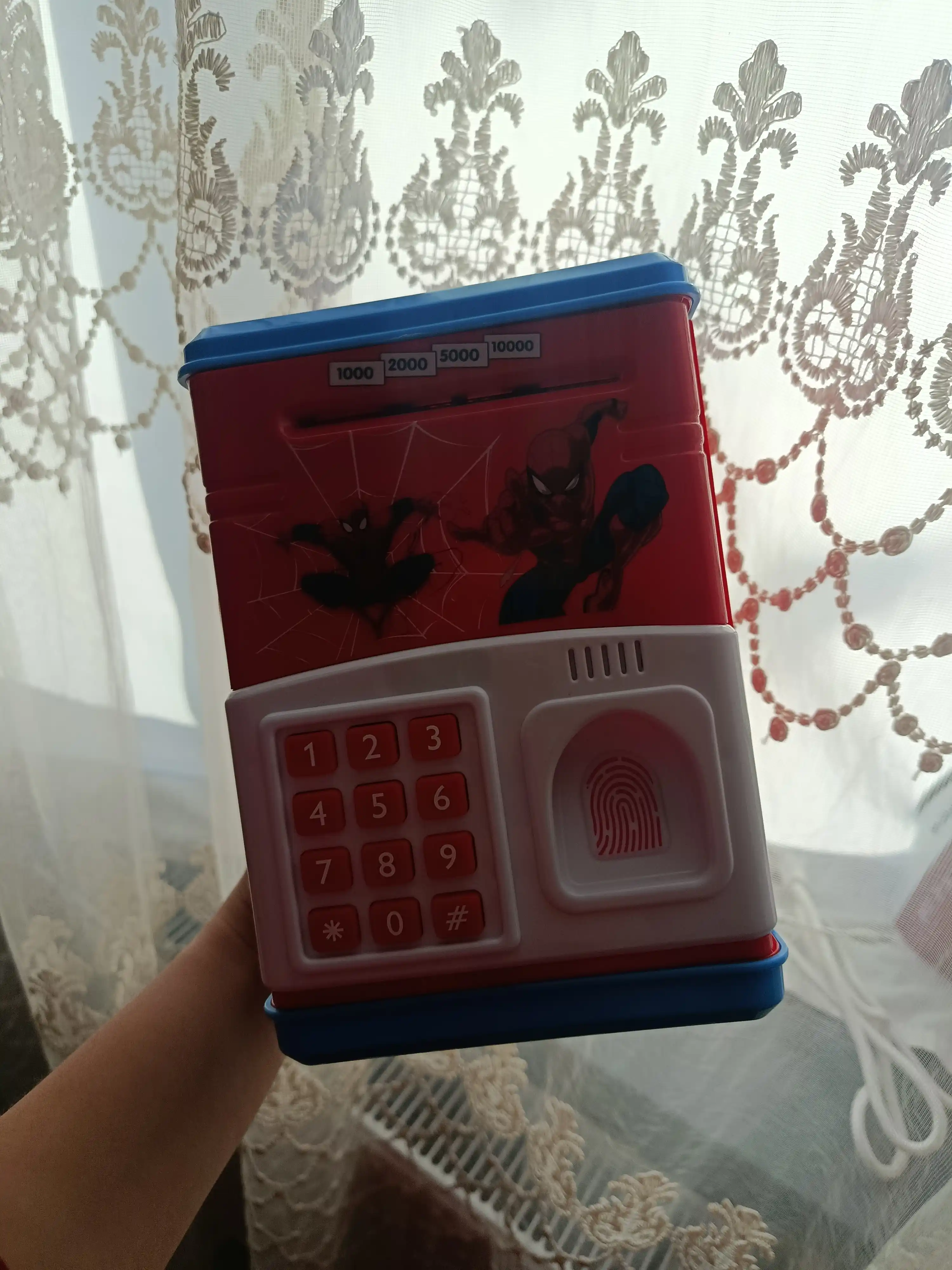 Детский сейф, игрушечный сейф, копилка, сейф пароль, отпечаток, мини банкомат, касса, игры