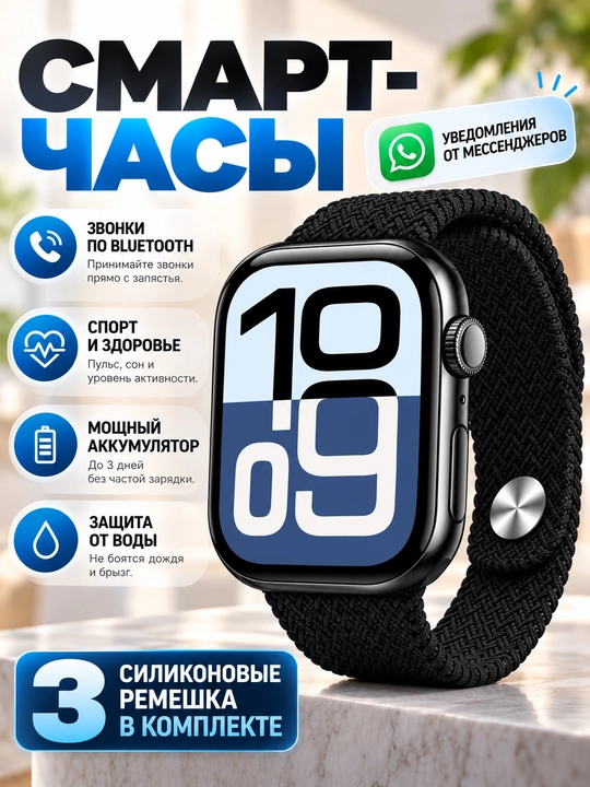 SMART WATCH, смарт-часы, для женщин и мужчин, bluetooth звонки и SMS - 