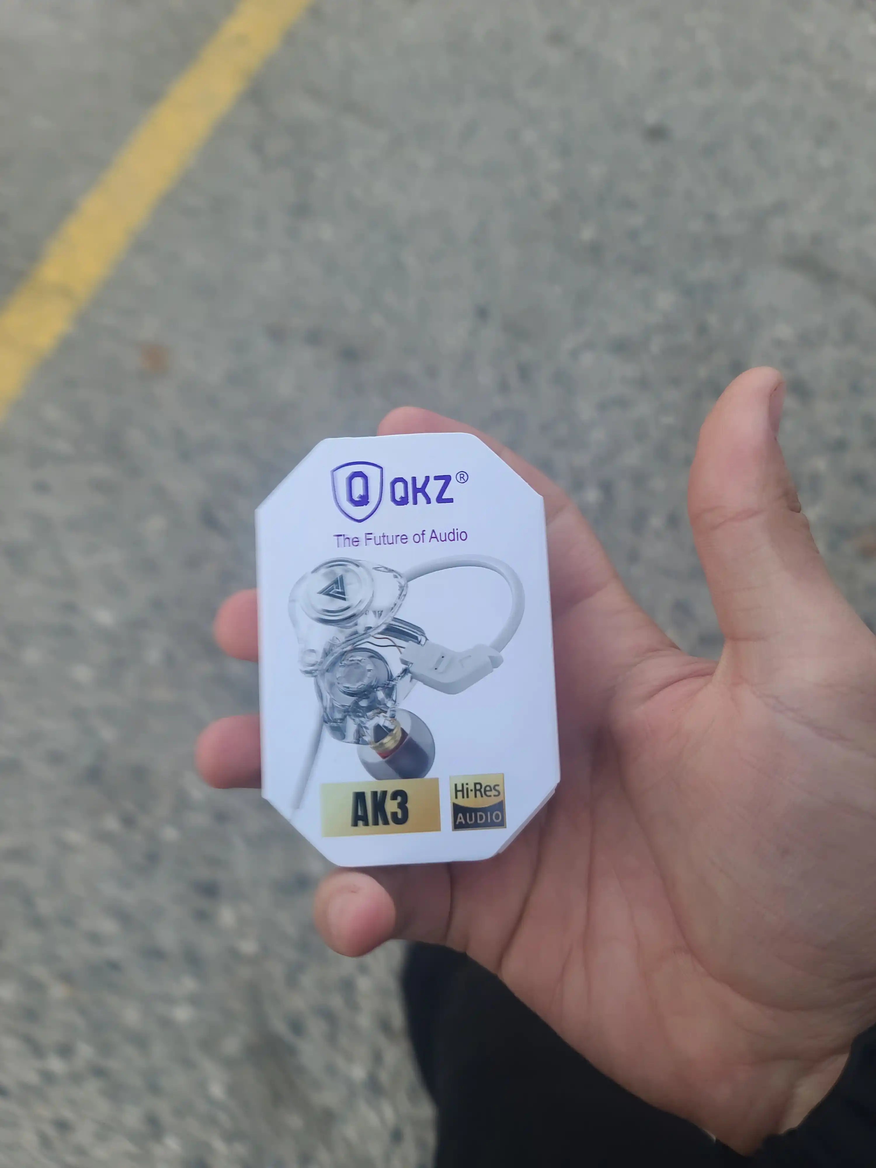 IEM simli minigarnituralar, musiqiy minigarnituralar, QKZ AK3 3.5 mm