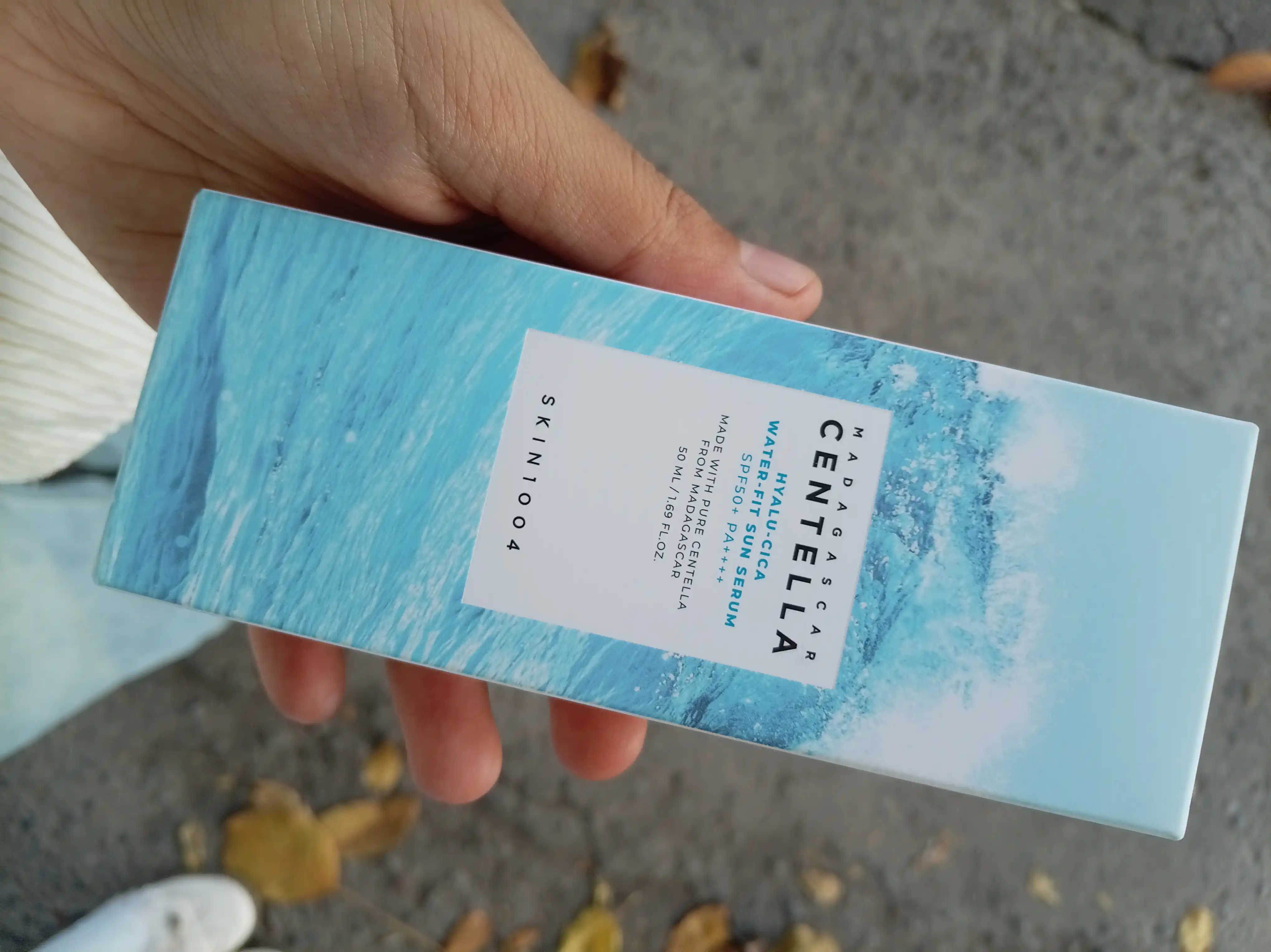 Quyoshdan krem SKIN1004 Madagascar Centella Hyalu-Cica Water-Fit SPF50/PA++++, 50 ml