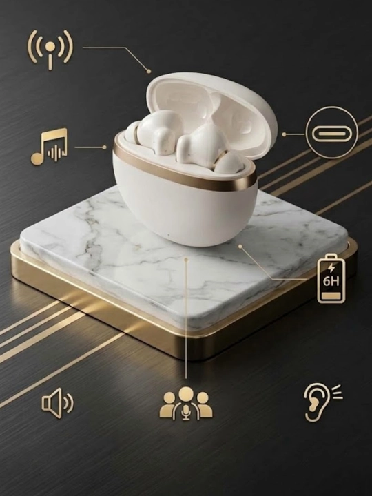 Simsiz naushniklar IMENSO IMS-ET041 Bluetooth 5.4, Deep Bass, Ultra-HD Calls - 