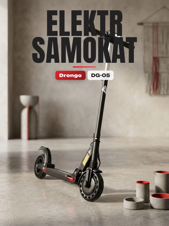 Elektr samokat Drongo DG-05, qora
