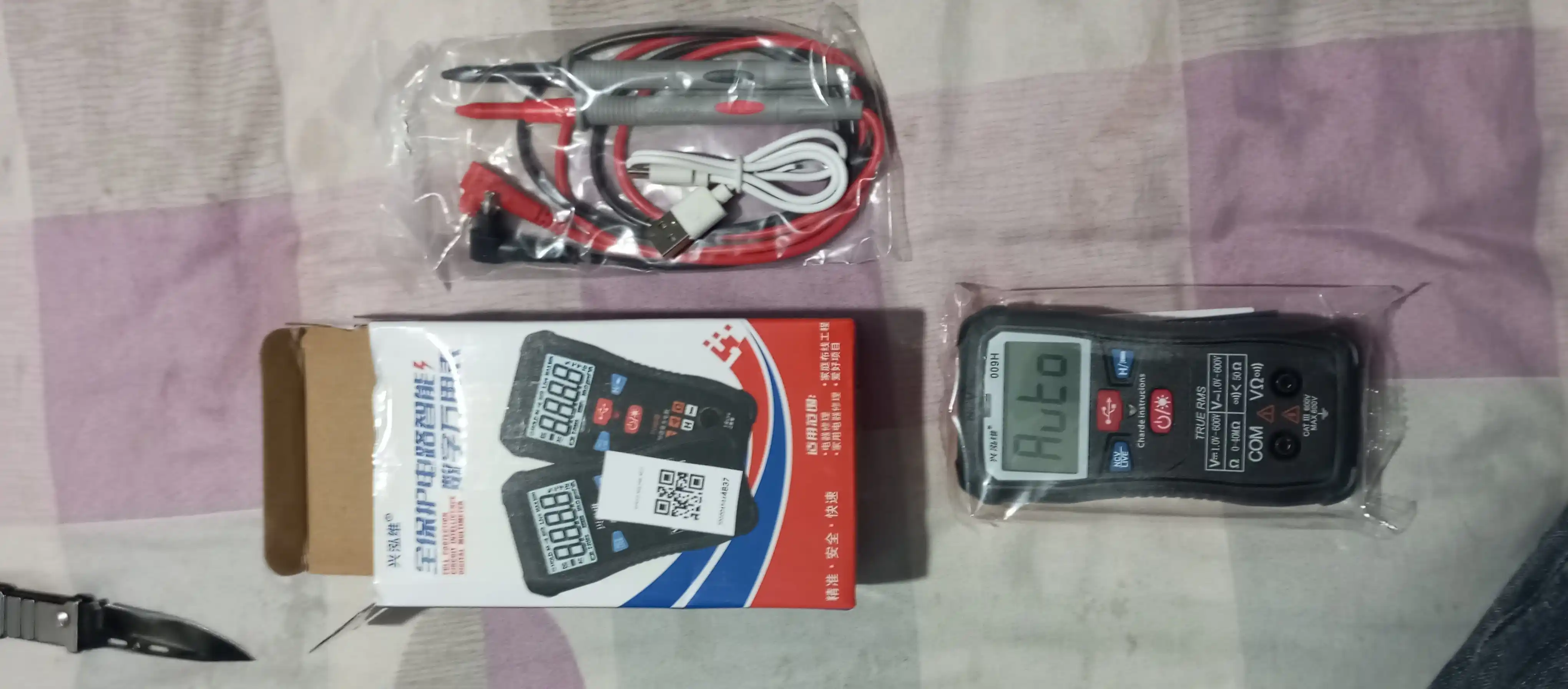 Professional raqamli smart multimetr, asboblar, elektrik, aqlli test o‘lchagich