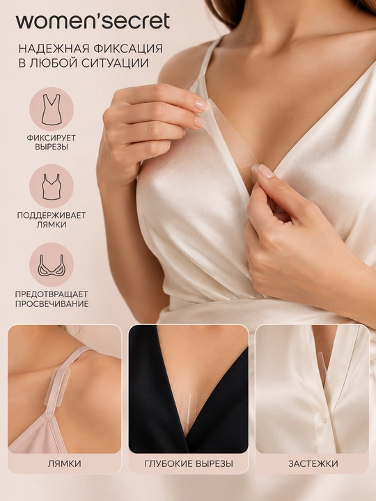 Women’secret kiyim uchun ikki tomonlama yopishqoq lenta, 4331583