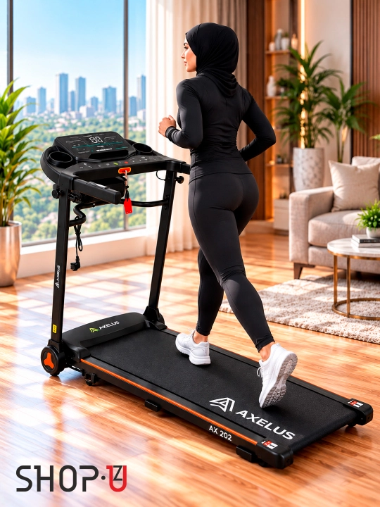 Axelus AX-200 - AX-202 uy uchun yig‘iladigan yugurish yo‘lakchasi, 90 kg gacha