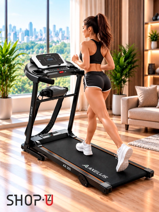 Axelus AX-200 - AX-202 uy uchun yig‘iladigan yugurish yo‘lakchasi, 90 kg gacha