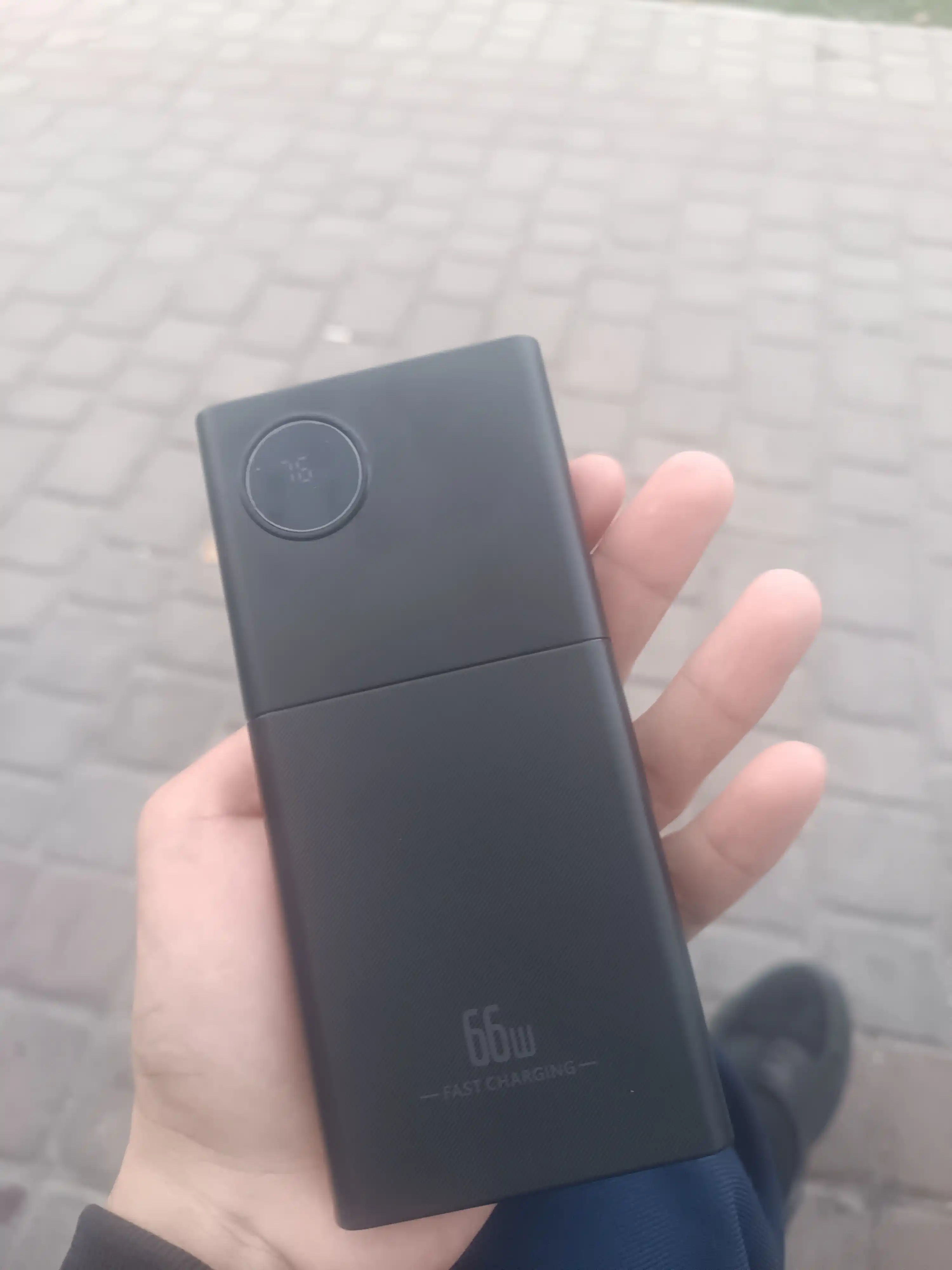 Power Bank 20000mA 66-22.5W tezkor quvvat bilan tashqi akkumulyatori, +4 kabel bilan