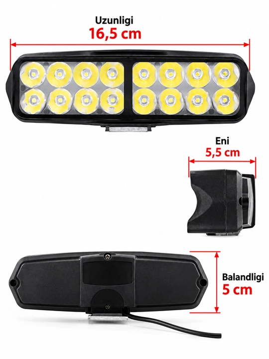 Фары для электроскутеров и скутеров, LED фары (12V-80V), водонепроницаемые