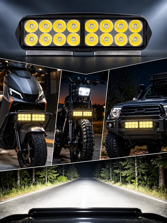 Фары для электроскутеров и скутеров, LED фары (12V-80V), водонепроницаемые
