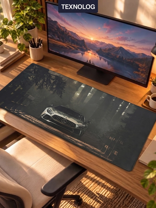 Большой игровой коврик для мыши и клавиатуры TEKNOLOG, 80x30 и 90x40 см