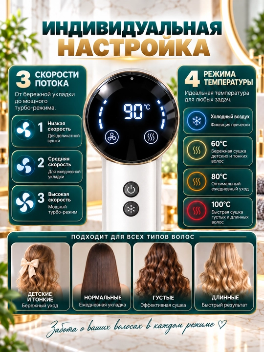 Профессиональный фен для волос