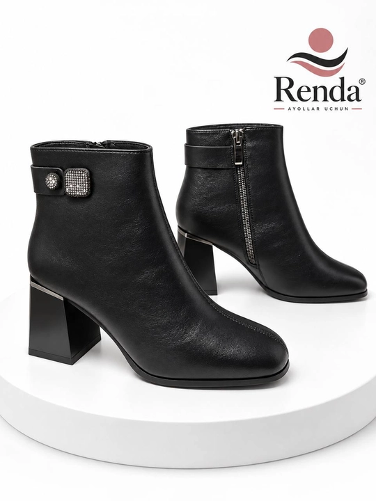Элегантные зимние ботильоны RENDA для женщин - 