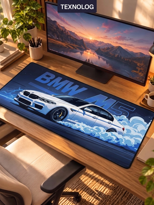 Большой игровой коврик для мыши и клавиатуры TEKNOLOG, 80x30 и 90x40 см