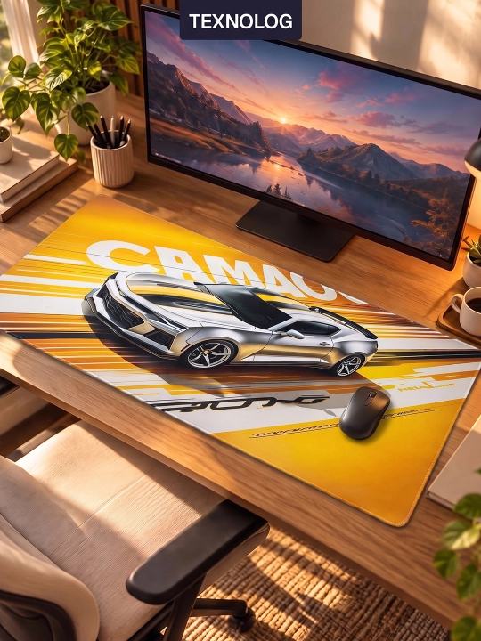 Большой игровой коврик для мыши и клавиатуры TEKNOLOG, 80x30 и 90x40 см