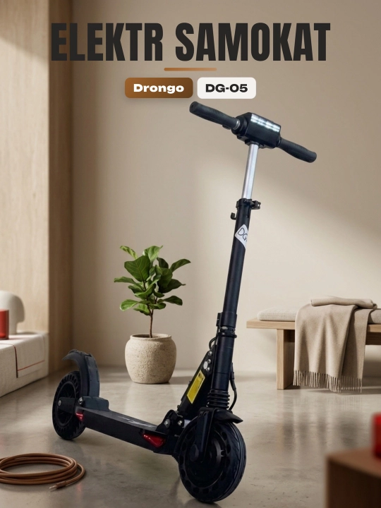 Электросамокат Drongo DG-05, черный - 