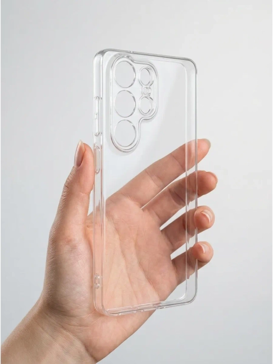 Samsung g‘ilofi "S26" ,"S25," "S24," "S23" "Ultra" shaffof silikon