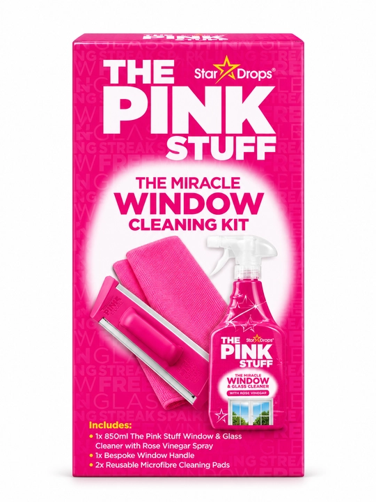 Pink Stuff, средство для мытья окон, очиститель окон, гель, спрей для окон