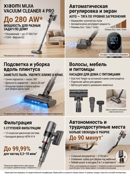 Xiaomi, G30 MAX, G20 Lite, P30, 4C, 4, 4 Pro simsiz qo‘l vertikal changyutgichi