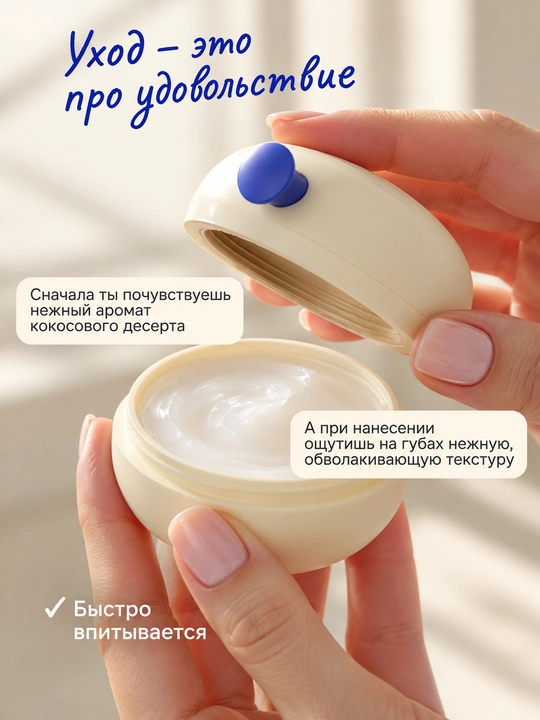 VOIS Маска для губ увлажняющая, бальзам восстанавливающий, 10 мл