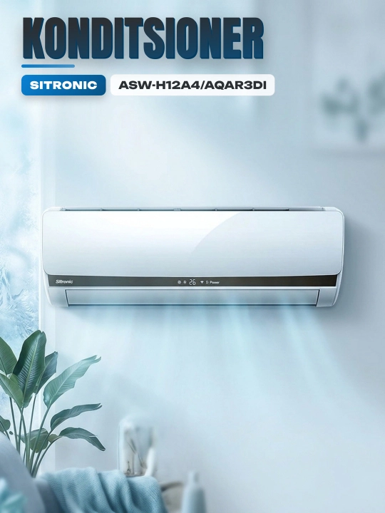 Кондиционер Sitronic ASW-H12A4/AQAR3DI Inverter
