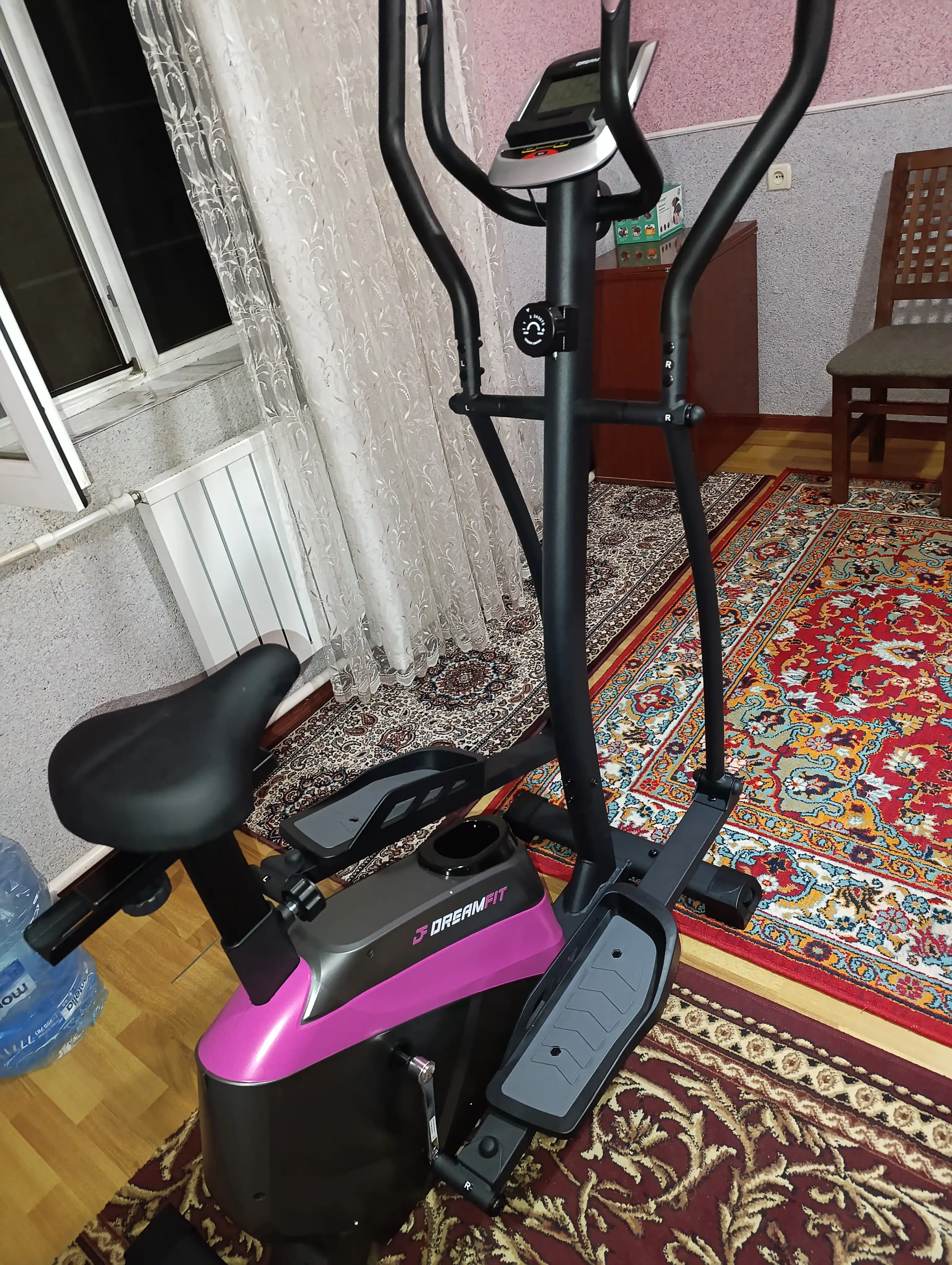 Dreamfit elliptik trenajyor 2 in 1, velo + elliptik, 8 daraja yuklama, 120 dan 130kg gacha