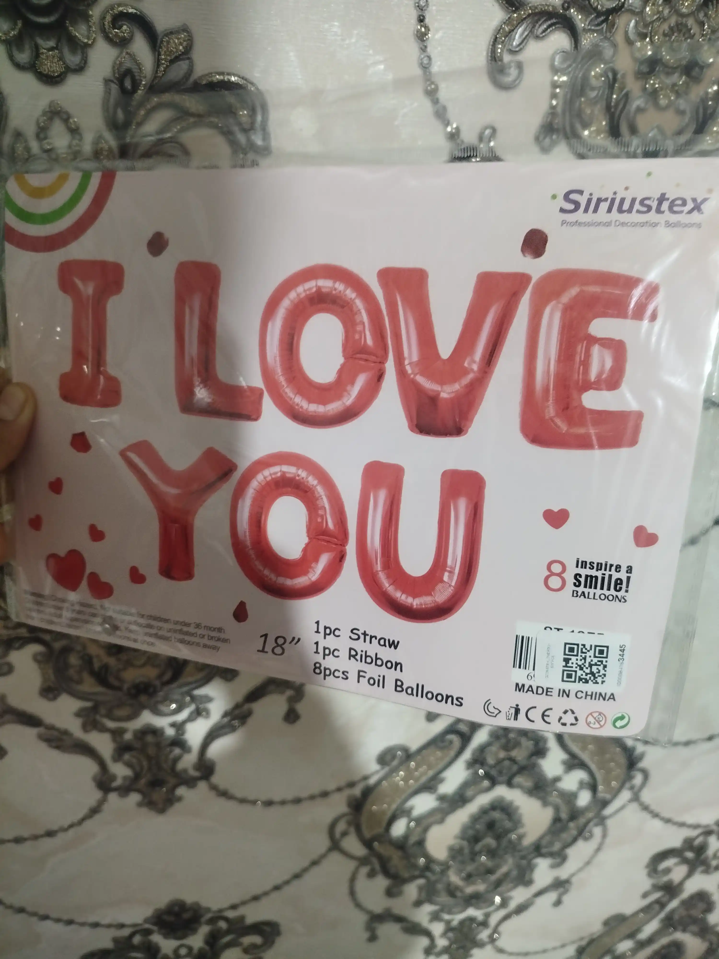 Набор воздушных шаров I LOVE YOU