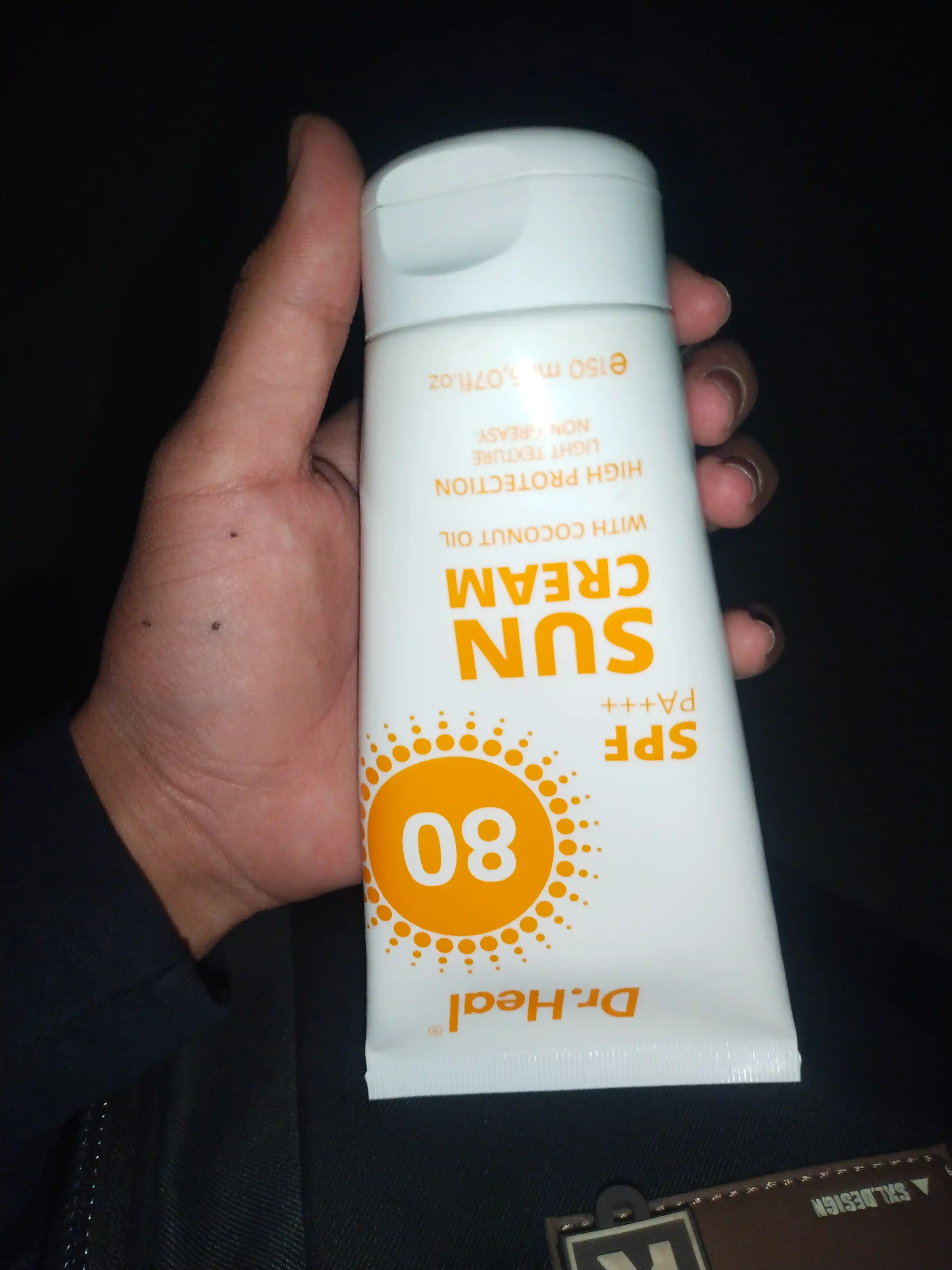 Крем солнцезащитный Dr Heal SPF 80 PA+++, кокосовое масло и витамин Е, 150 мл