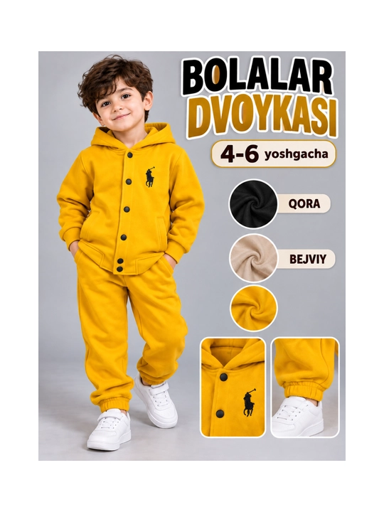 Bolalar dvoykasi ogil bolalar kiyimi pijama spartivka bolalar kiyimi xudi sport tavar ich - 