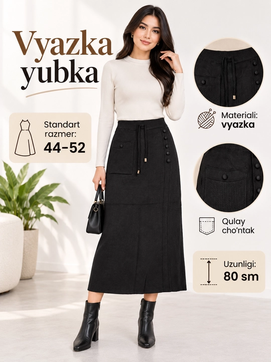 Ayollarning issiq yubkasi, ayollar va qizlar uchun qishki issiq yubka - 