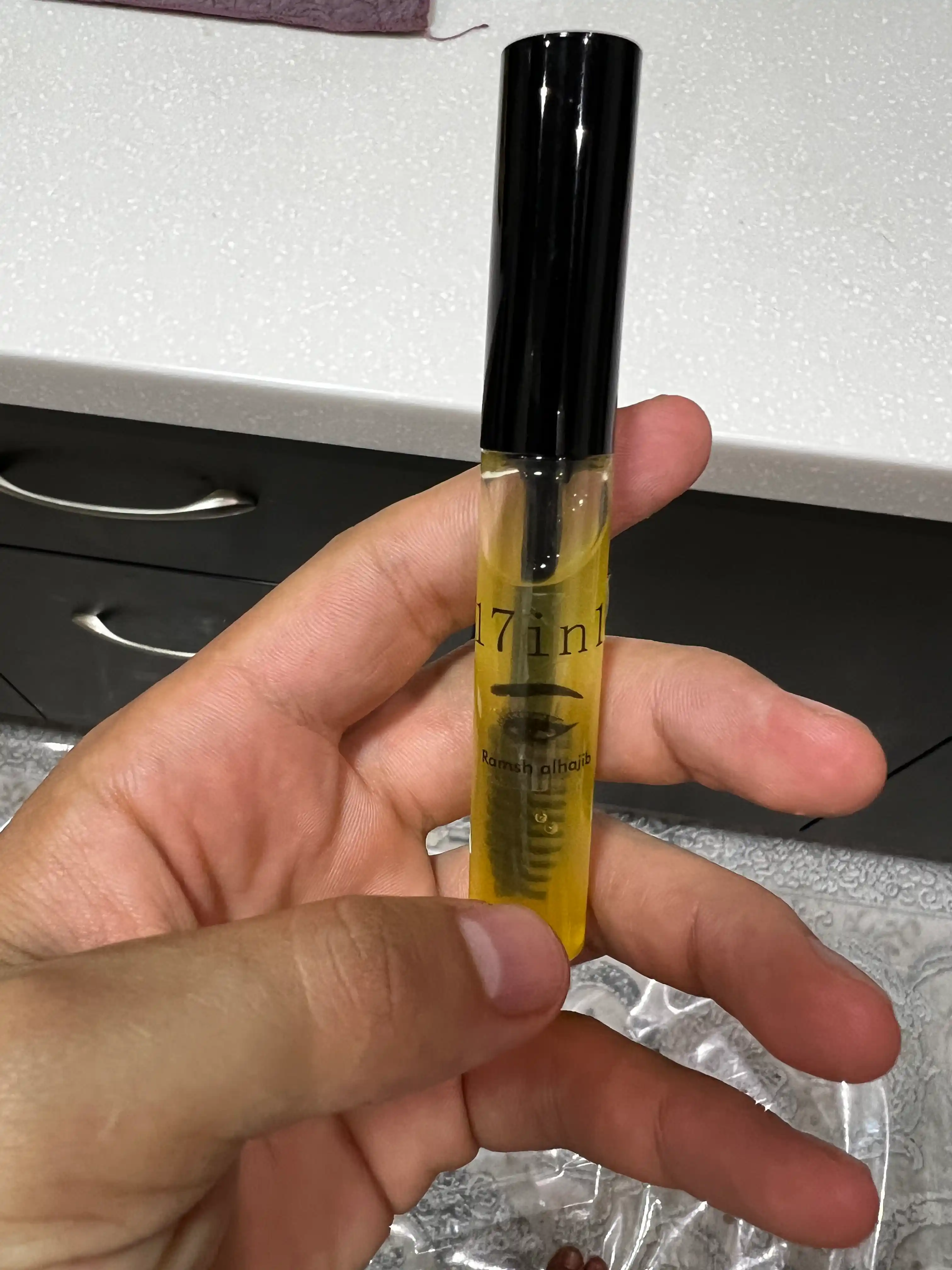 Kiprik va qoshlar uchun tabiiy gel-moy Ramesh Alhajab 17 tasi 1 da, o‘stirish va parvarish, 10 ml