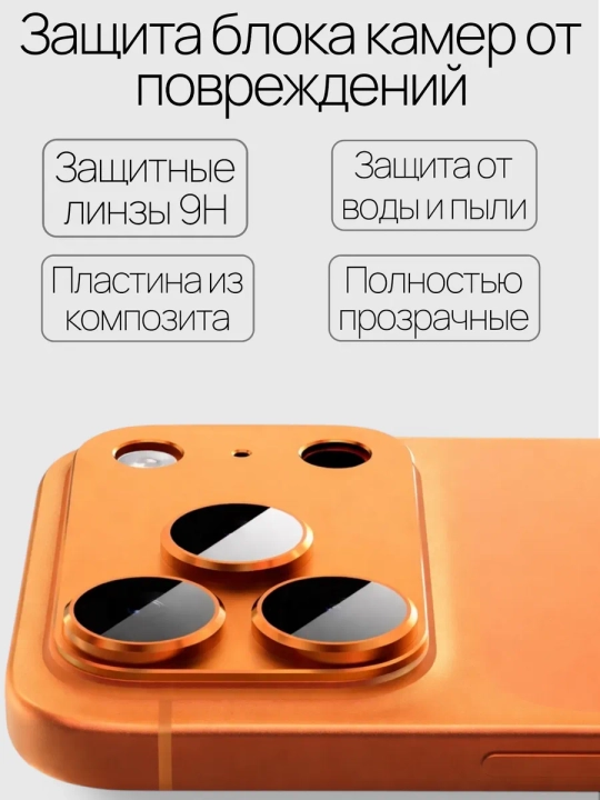 IPhone 15 Pro, 15 Pro Max uchun kamera ximoya oynasi