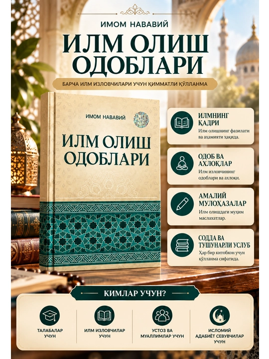 Ilm olish odoblari, Imom Navaviy, ilm va odob haqida islomiy asar