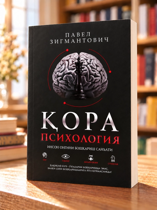 Qora psixologiya — Pavel Zigmantovich, yumshoq muqovali kitob, 200 bet - 