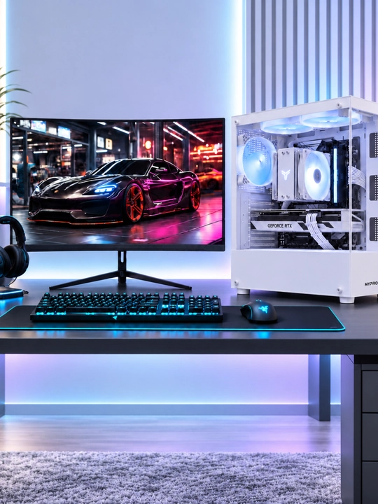 Kompyuter, korpus va monitor o‘yinlar va ofis uchun tayyor to‘plam, DDR3 8 GB, SSD 512 GB
