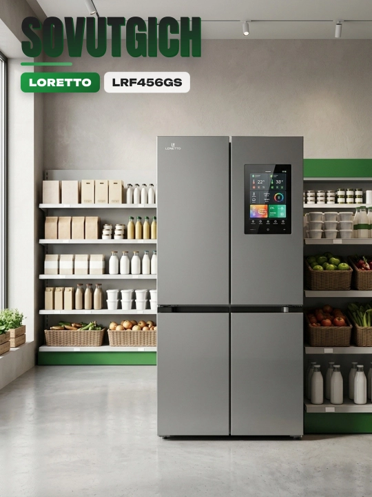 Холодильник Loretto LRF 456 GS