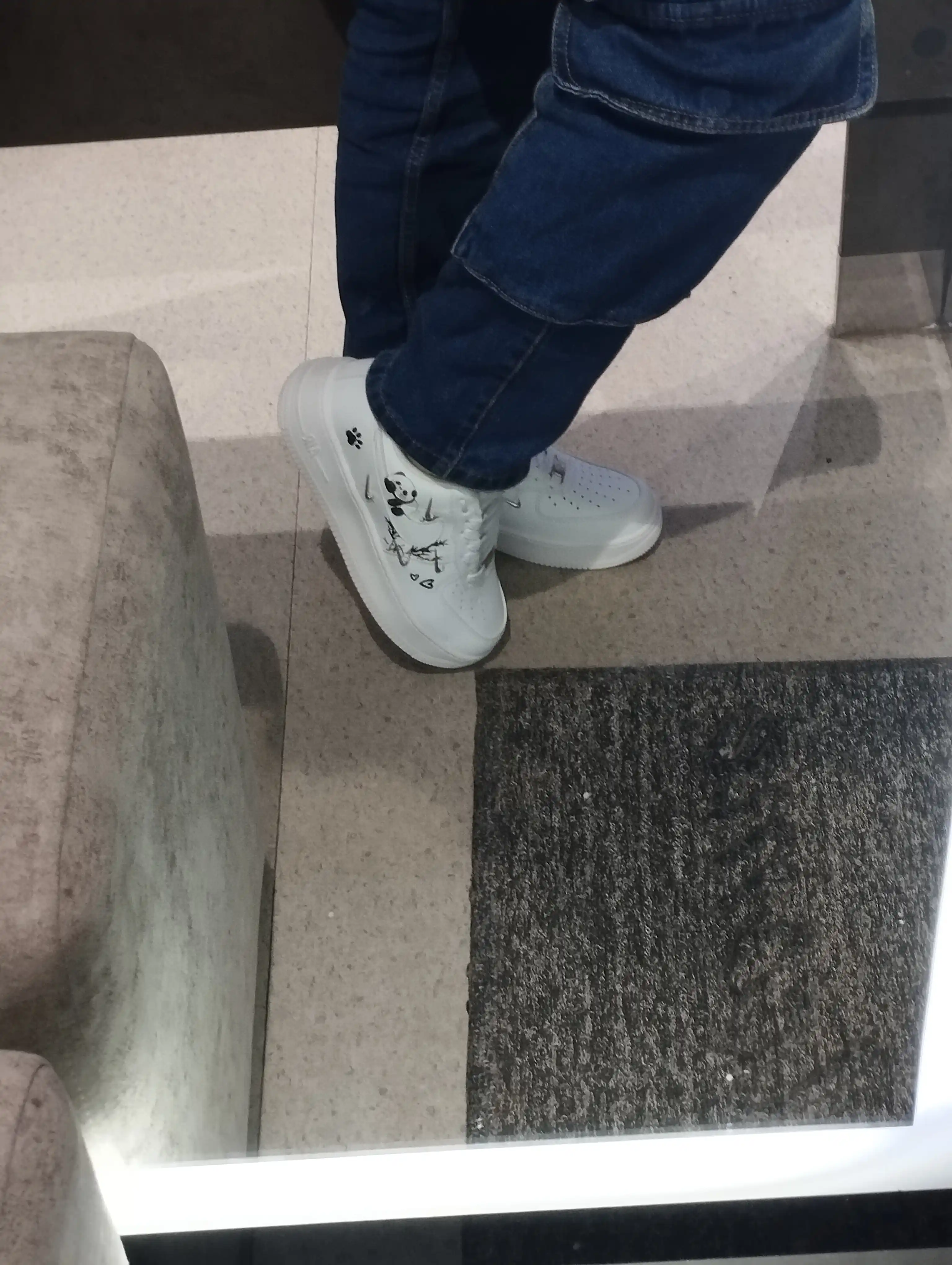 NIKE AMERICANO AIR FORCE Женские и девичьи осенние кроссовки Качество 1:1 Документированно
