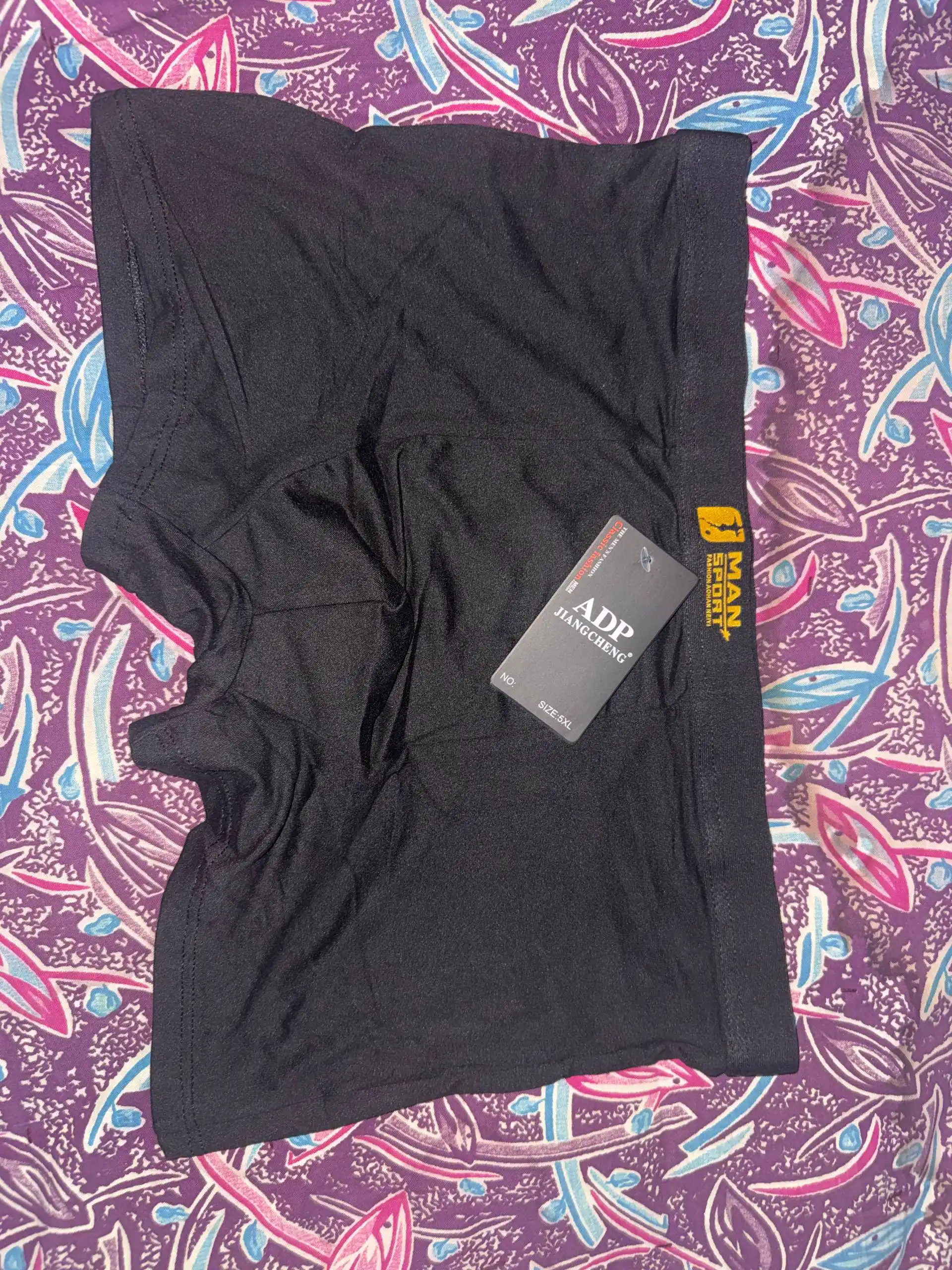 Erkaklarga havo o'tkazuvchan ichki qoplamali bokser trusiklar, qulay shortiklar, XL–7XL