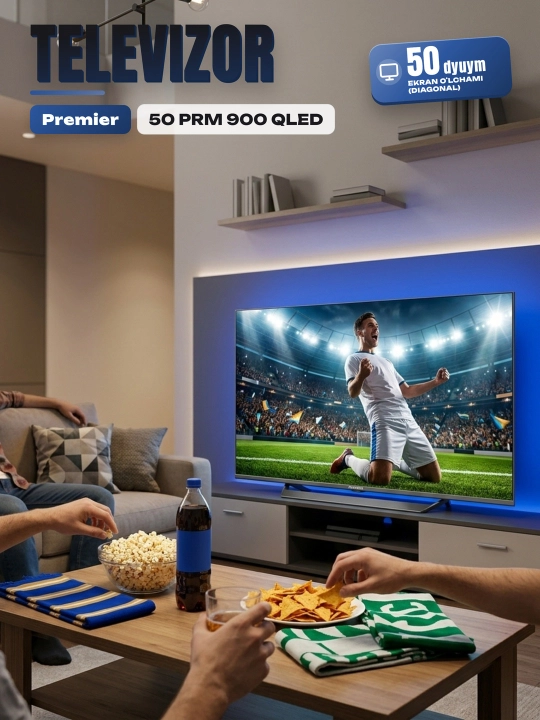 Смарт телевизор Premier 55 PRM 900 QLED 55"