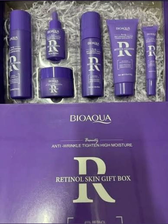 Gialuron kislotali, terini yoshartirish uchun BIOAQUA kosmetik sovg‘a to‘plami