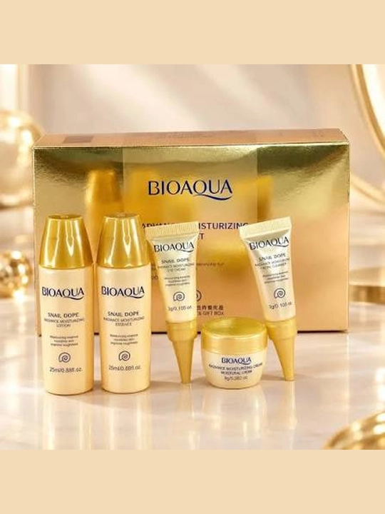 Gialuron kislotali, terini yoshartirish uchun BIOAQUA kosmetik sovg‘a to‘plami
