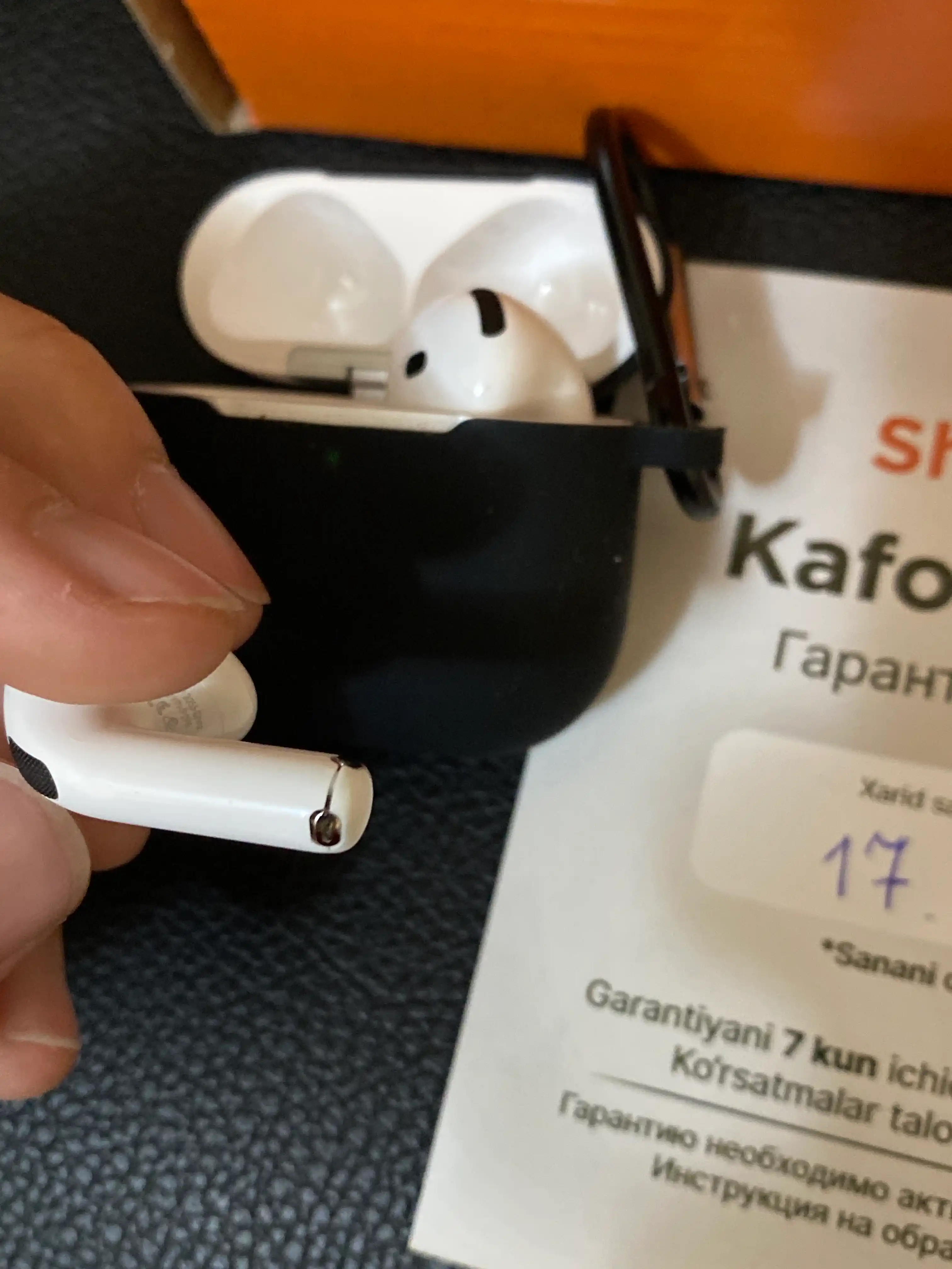 Simsiz quloqchinlar Pods 4 ANC , iPhone va Android uchun naushnik 4ta sovg'a