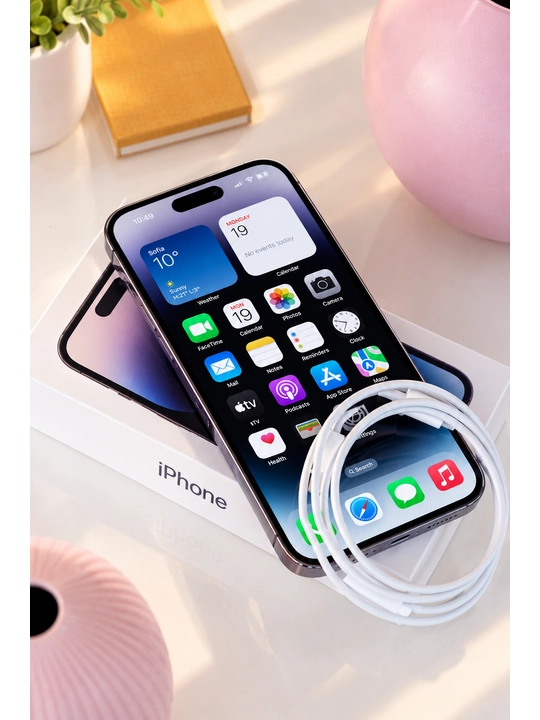 Apple iPhone 14 Pro Max, 6,7″ OLED, 120 Гц, 48 Мп, A16 Bionic, 5G