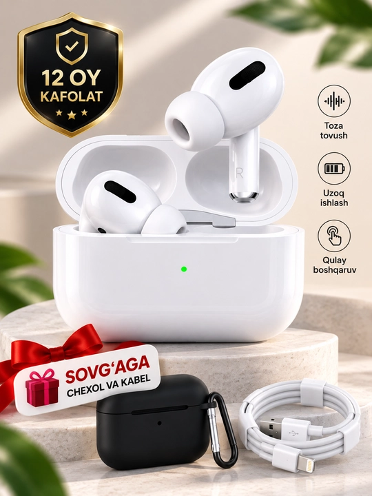 Simsiz qulogchinlar Pods 3 air Pro 2 Pods Pro - 